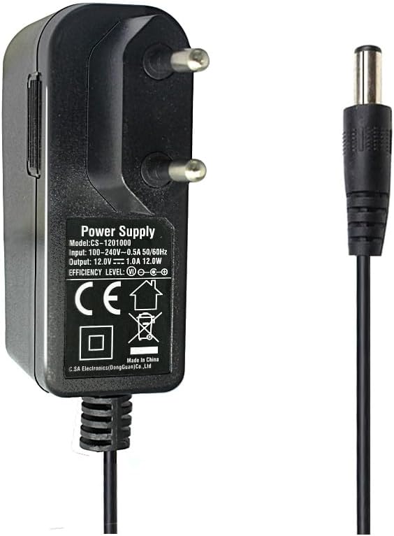 AC zu DC 12V 1A Netzteil Adapter, Stecker 5,5mm x 2,1mm für CCTV-Kamera LED S...