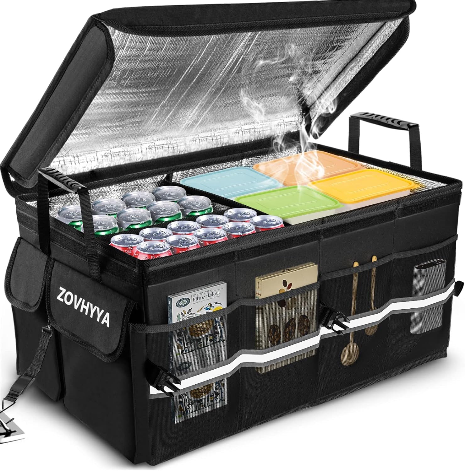 Kofferraum Organizer 68L Auto Organizer Wasserdichte Praktische Auto Kofferra...